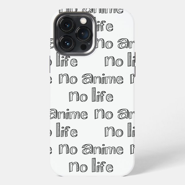 Coque iPhone pas d'anime pas de vie (Verso)