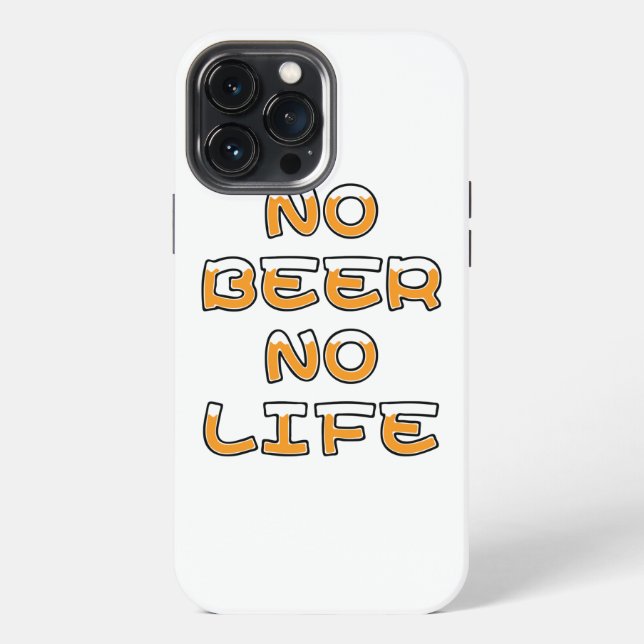 COQUE iPhone PAS DE BIERRE PAS DE VIE (Verso)