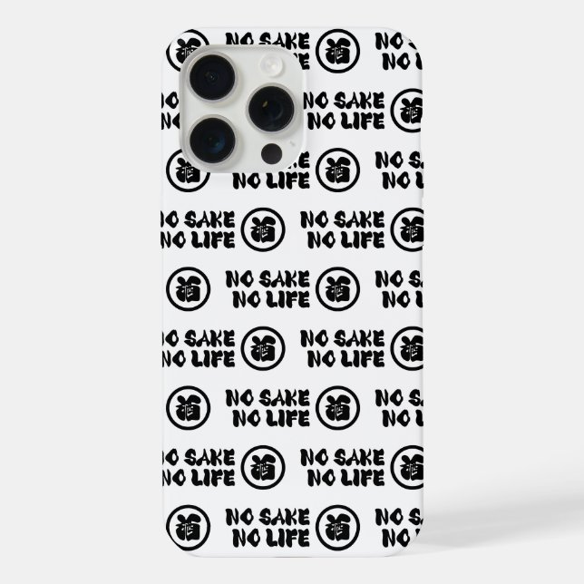 COQUE iPhone PAS DE SAKE PAS DE VIE (Verso)
