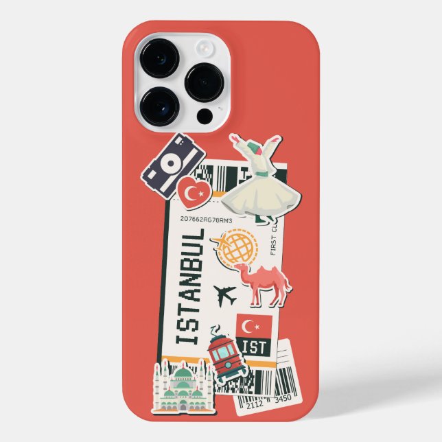 COQUE iPhone PASSE D'EMBARQUEMENT ISTANBUL TURKEY (Verso)