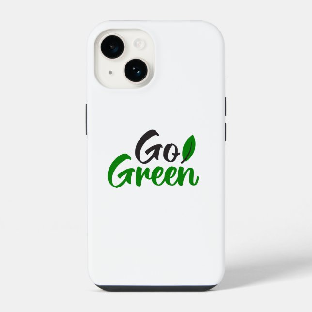 Coque iPhone Passez au vert  (Verso)