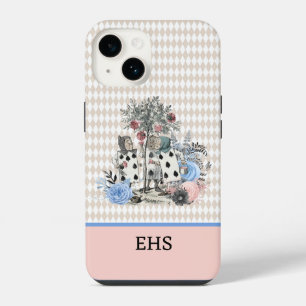 Coque Pour iPhone 14 Pastel Alice au pays des merveilles Jouer Cartes G