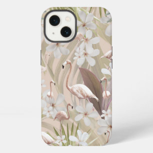 Etui iPhone 13 Pastel Flamant rose Jungle Love #3 #tropical #wall