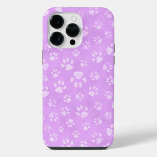 COQUE POUR POUR iPhone 14 PRO MAX PASTEL PURPLE CHIENS PASTEL