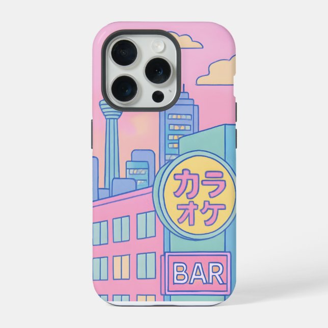 Coque iPhone Pastel Tokyo Dreams 🌸🏙️ (Verso)