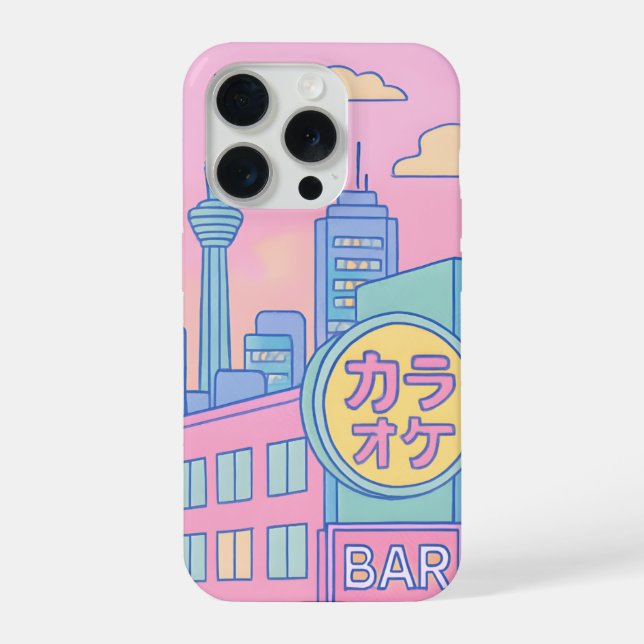 Coque iPhone Pastel Tokyo Dreams 🌸🏙️ (Verso)