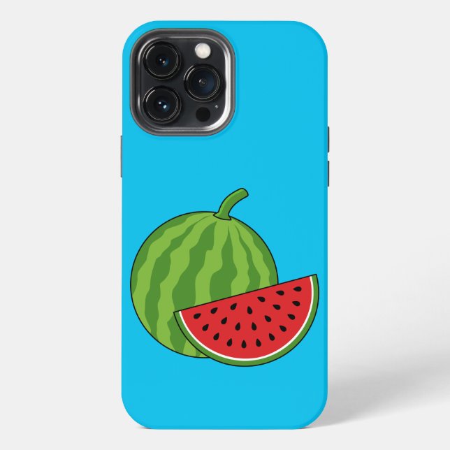 Coque iPhone Pastèque et tranche (Verso)