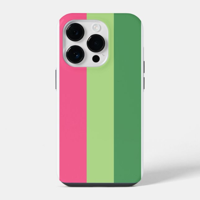 Coque iPhone Pastèque juteuse 3 bandes (Verso)