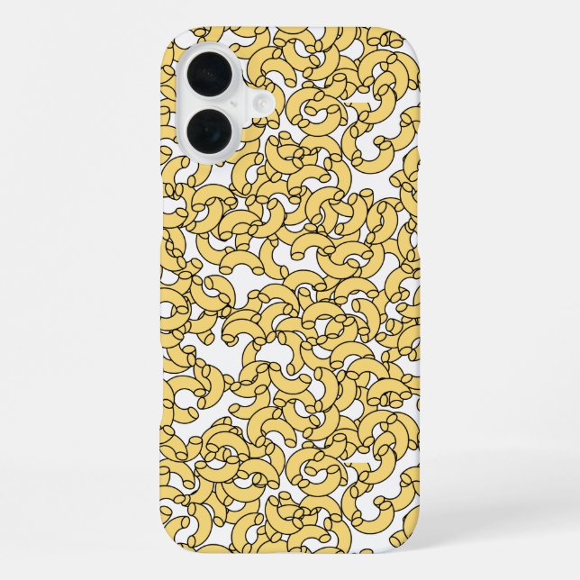 Coque iPhone Pâtes en coude (Verso)