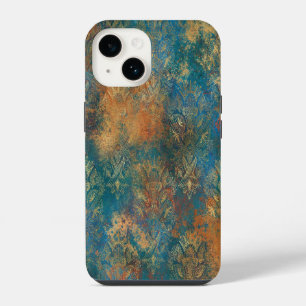 Coque Pour iPhone 14 Patine de cuivre sarcelle