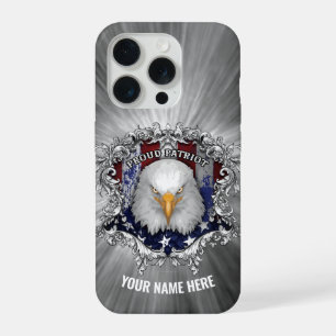 Coque iPhone 15 Pro Patriot américain fier (personnalisé) Coque-Mate i