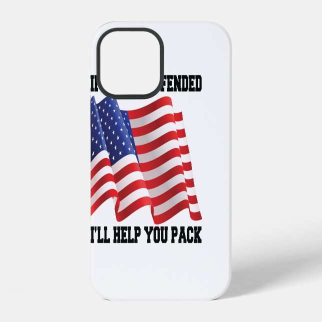 Coque iPhone patriote américain (Verso)