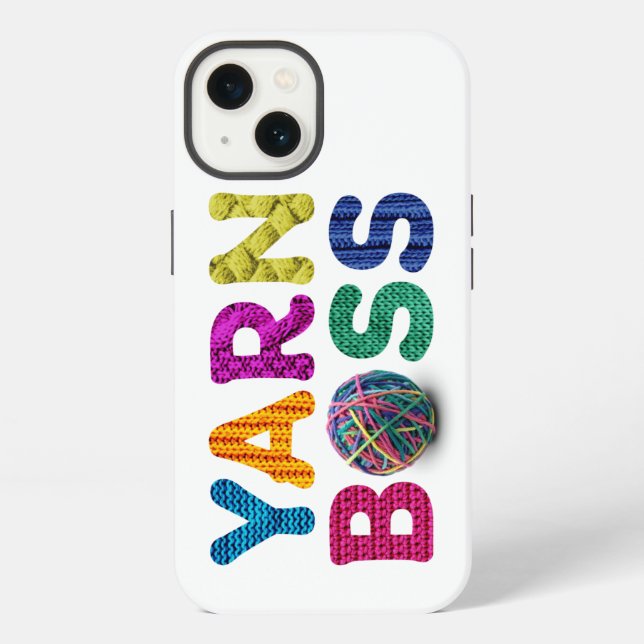 Coque iPhone Patron de la laine (Verso)