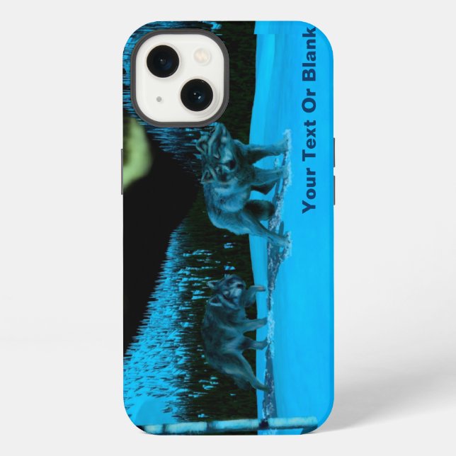 Coque iPhone Patrouille de nuit (Verso)