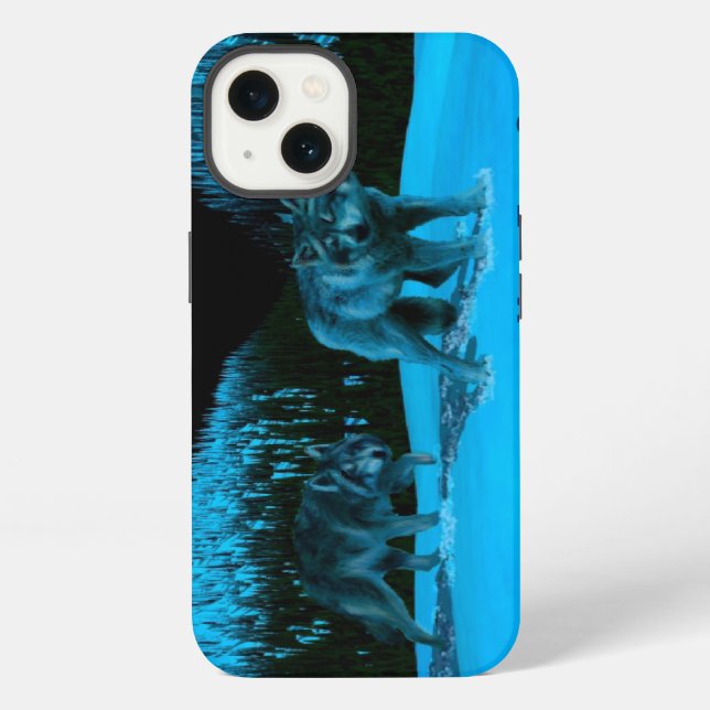 Coque iPhone Patrouille nocturne (Verso)