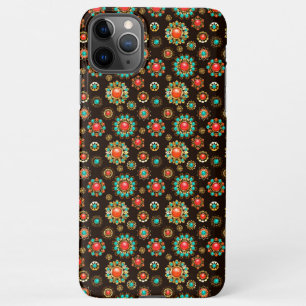 Coque iPhone 11Pro Max Pattern de Ethnic Brooches Seamless