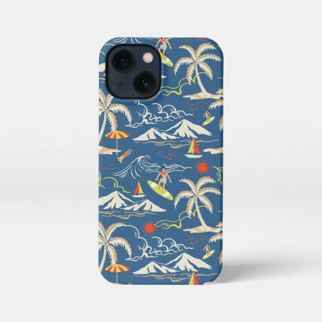 Coque iPhone Patters tropicaux (Verso)