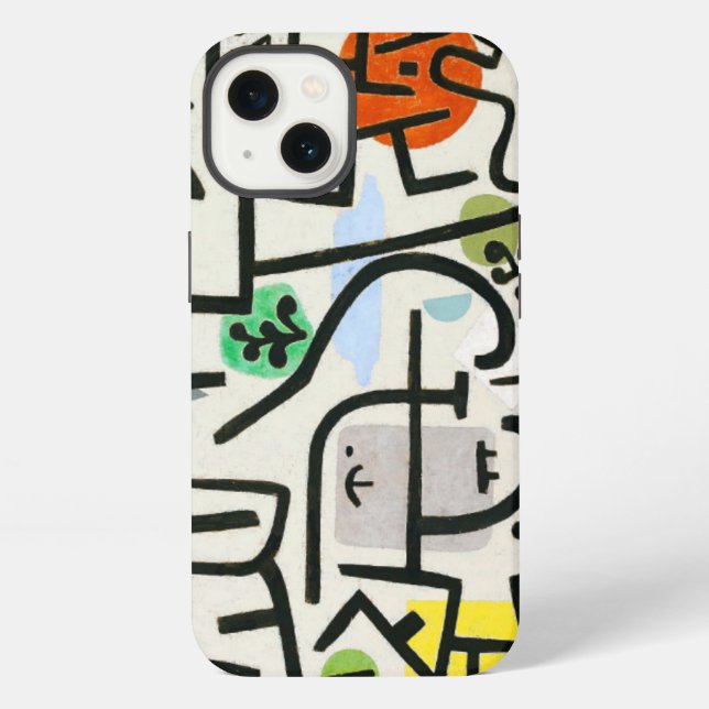 Coque iPhone Paul Klee Rich Harbor Expressionnisme abstrait (Verso)