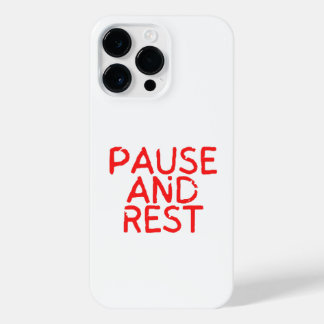 Coque Pour Pour iPhone 14 Pro Max Pause et repos.