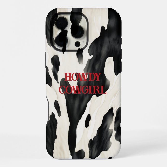 Coque iPhone Pays occidental de vaches d'élevage (Verso)