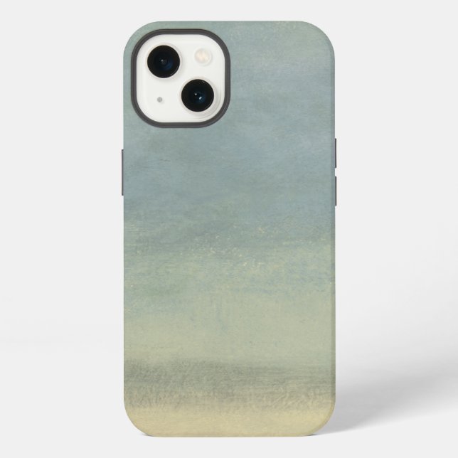 Coque iPhone Paysage Abstrait avec ciel couvert (Verso)