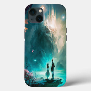 Etui iPhone 13 Paysage artistique de fantasy magique