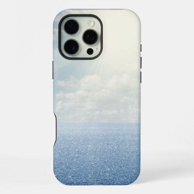 Coque iPhone Paysage de la nature océanique (Verso)