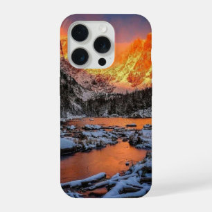 Coque iPhone 15 Pro Paysage de montagne majestueux au coucher du solei
