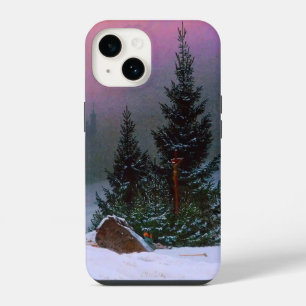 Coque Pour iPhone 14 Paysage d'hiver Caspar David Friedrich