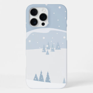 Coque iPhone 16 Pro Max Paysage hivernal avec neige