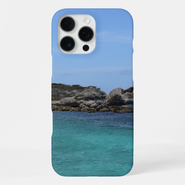 Coque iPhone Paysage marin des Caraïbes (Verso)