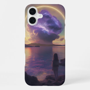 Coque iPhone 16 Plus "Paysage surréaliste à couper le souffle avec une