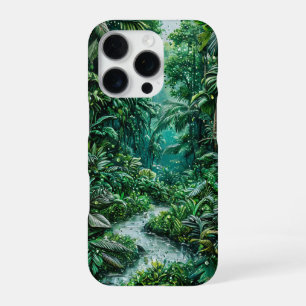 Coque iPhone 16 Pro Paysage Tropical d'Été Nature Exotique