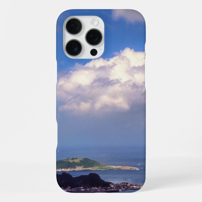 Coque iPhone Paysage vue sur mer (Verso)