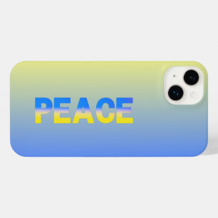 PEACE bleu et jaune Ukraine Inspiré moderne chic