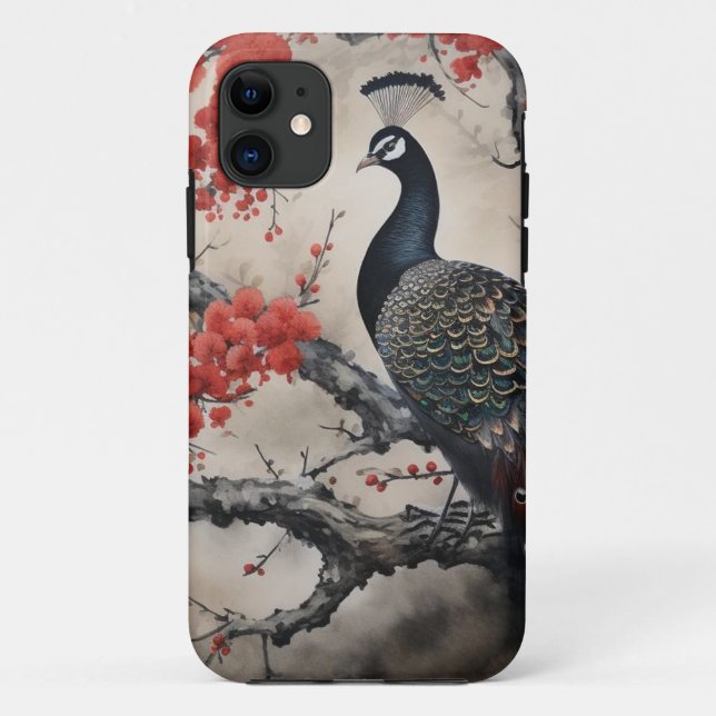 Coque iphone Peacock (Dos)