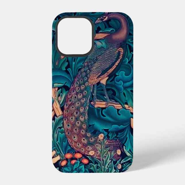 Coque iPhone Peacock in the Forest, William Morris (Verso)