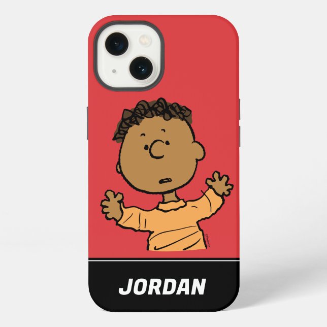 Coque iPhone Peanuts | Regard de Franklin (Verso)