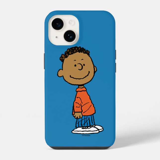 Coque iPhone Peanuts | Sourire de Franklin (Verso)