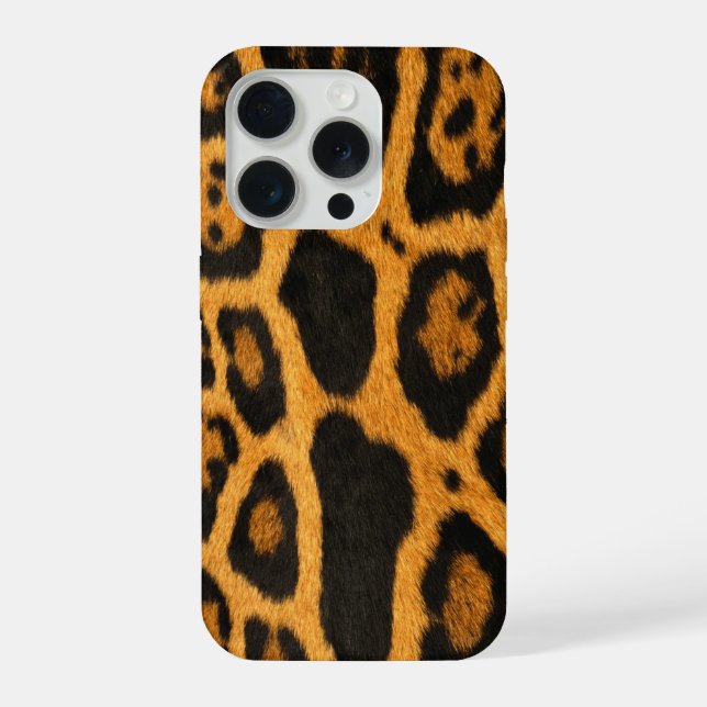 Coque iPhone Peau de Ocelot Faux (Verso)