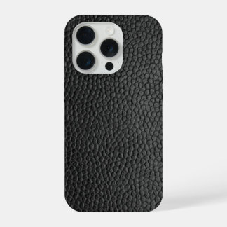 Coque iPhone 15 Pro Peau de serpent noire
