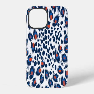 Coque iPhone 12 Peau léopard : motif vintage sans soudure.