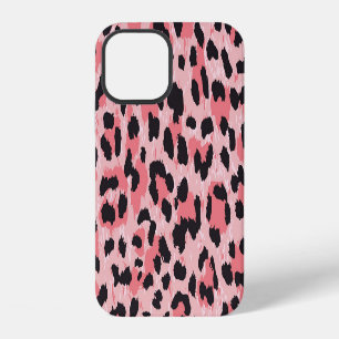 Coque iPhone 12 Peau léopard : texture vintage et transparente