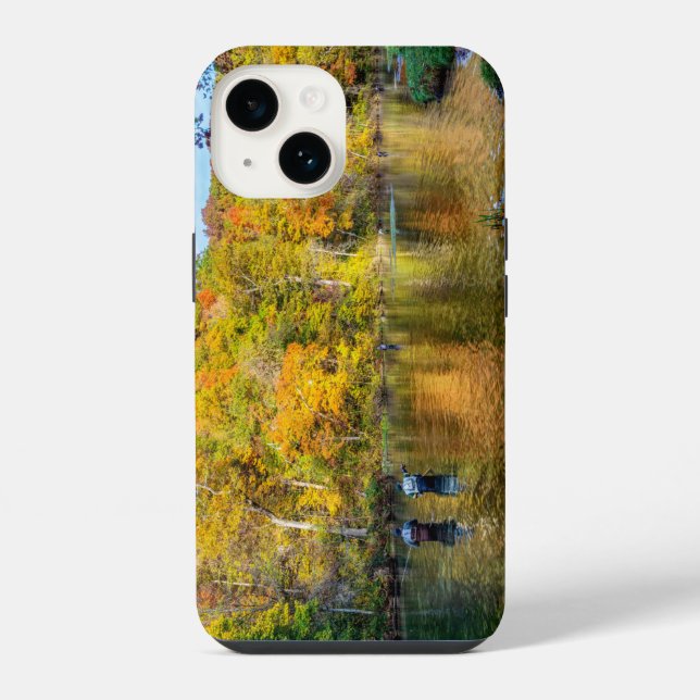Coque iPhone Pêche automnale à Bennett Spring (Verso)