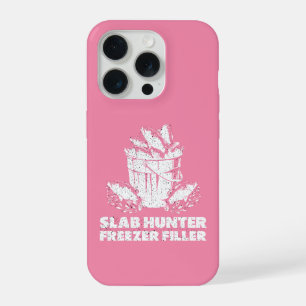 Coque iPhone 15 Pro Pêche de Crappie en Hiver Chasseur de Dalle