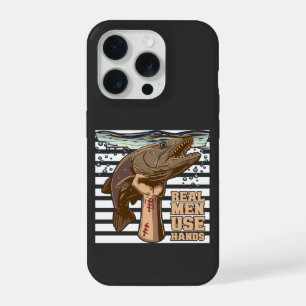 Coque iPhone 15 Pro Pêcher Le Poisson-Chat À Mains Nues Les Vrais Homm
