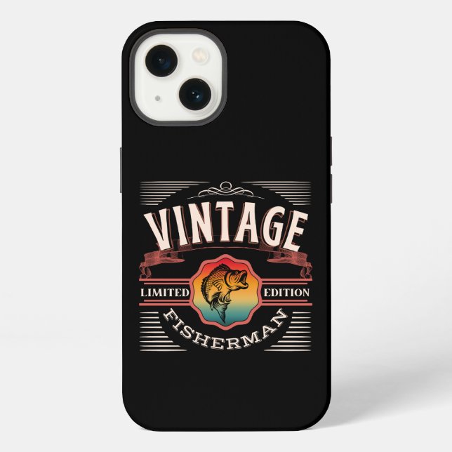 COQUE iPhone PÊCHEUR VINTAGE ÉDITION LIMITÉE (Verso)