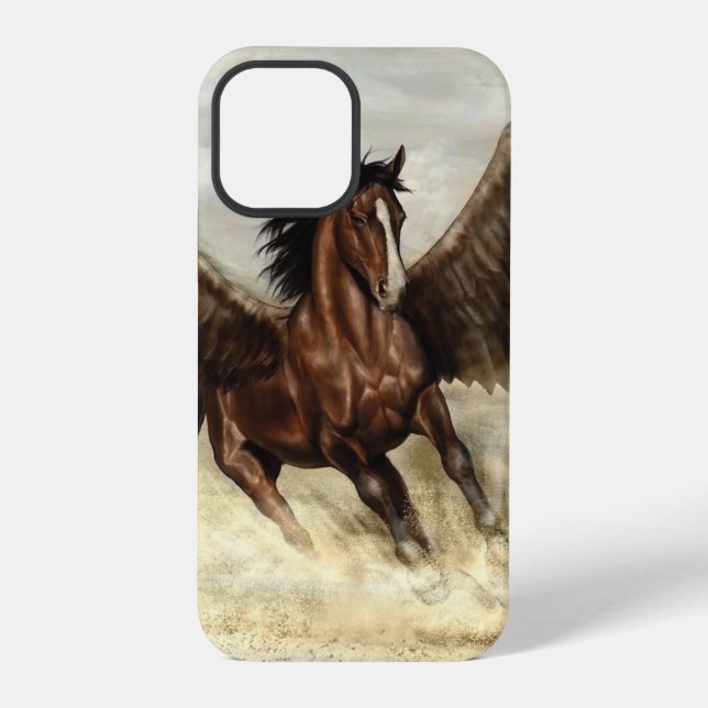 Coque iPhone Pégase ailé (Verso)