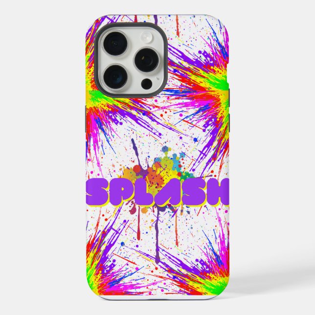 Coque iPhone peinture à éclat (Verso)