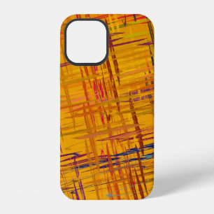 Coque iPhone 12 Peinture à l'huile décorative. Art dynamique vibra